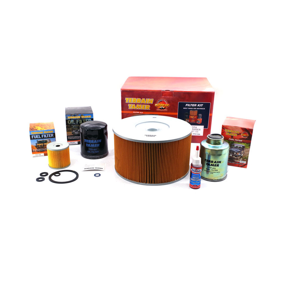 KIT FILTRES HDJ100 AVEC FILTRE CARBURANT PRIMAIRE ET SECONDA