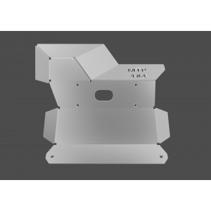 8mm aluminum transfer case shield for Mercedes Sprinter 4x4 W907 9 speed auto after 2022