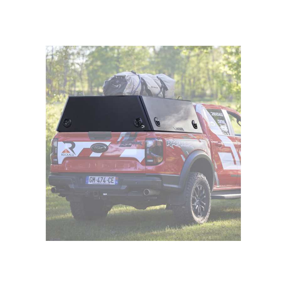 Hardtop aluminium V3 ROCKALU Dodge Ram 1500 2009+ Crew Cab (Avec RamBox)