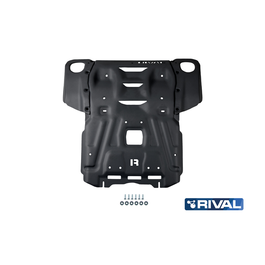 Montpellier4x4 Plaque Protection 3 Mm Rival Acier Moteur + Ra