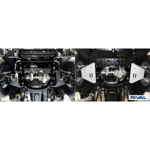 Montpellier4x4 Plaque Protection Rival Triangles Toyota Land 