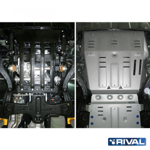 Montpellier4x4 Plaque Protection Rival 4mm Moteur+radia Vw Am