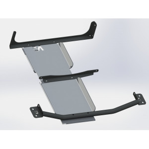 Ski de protection boîtes vitesses et transfert en aluminium de 8mm pour Toyota VZJ95 N4-Offroad