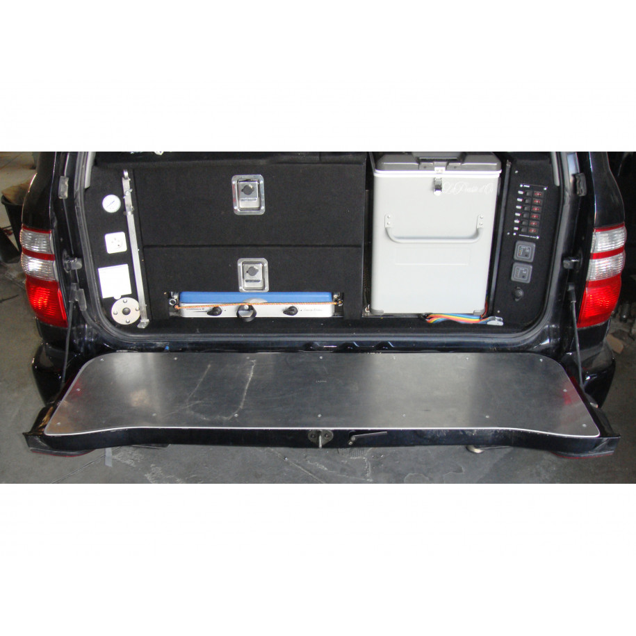 Protection de hayon en aluminium de 2.5mm pour Toyota Land Cruiser HDJ100 HZJ105 N4-Offroad