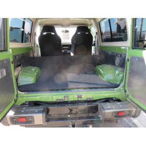 Habillages latéraux de coffre en aluminium de 2.5mm pour Toyota Land Cruiser BJ73 LJ73 KZJ73 HZJ73 HZJ74 N4-Offroad