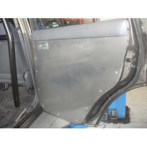 Panneaux de portes arrières en aluminium de 2.5mm pour Toyota Land Cruiser HDJ80 N4-Offroad