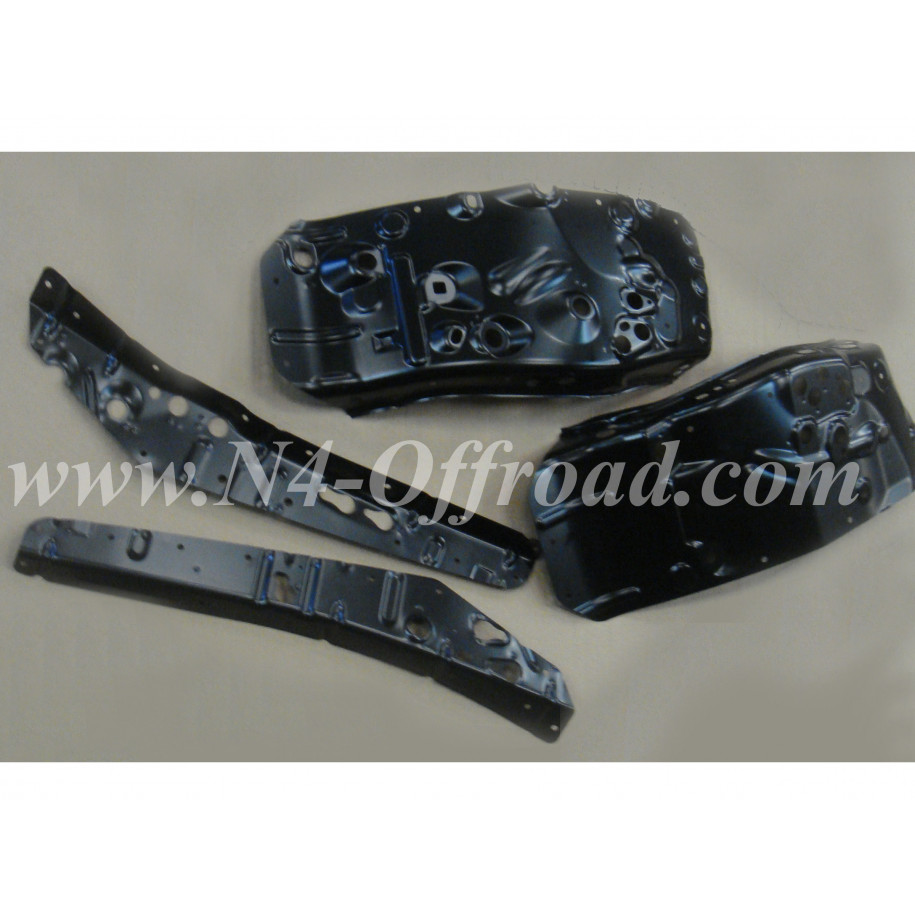 Kit de renforts d'ailes avant à souder pour Toyota Land Cruiser KDJ120 KDJ125 - kit de 4 pièces N4-Offroad