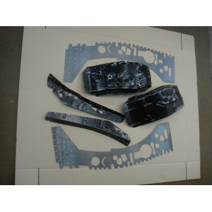 Kit de renforts d'ailes HD avant à souder pour Toyota Land Cruiser KDJ120 KDJ125 - kit de 6 pièces N4-Offroad