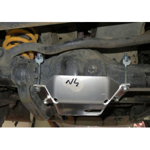 Ski protection nez pont avant aluminium 6mm Toyota Land Cruiser HDJ80 et Série 7 après 1999 N4-Offroad