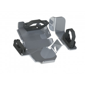 Ski protection nez pont arrière aluminium 8mm Toyota Land Cruiser Série 7 après 1999 N4-Offroad