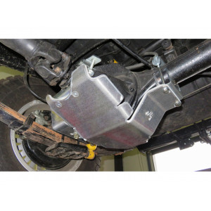 Ski protection nez pont arrière aluminium 8mm Toyota Land Cruiser Série 7 après 1999 N4-Offroad