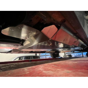 Ski réservoir carburant + adblue + webasto en aluminium de 5mm Volkswagen Transporter T6/T6.1 N4-Offroad