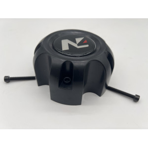 Cache moyeu fermé plastique noir pour jante acier entraxe 5x120 N4-Offroad