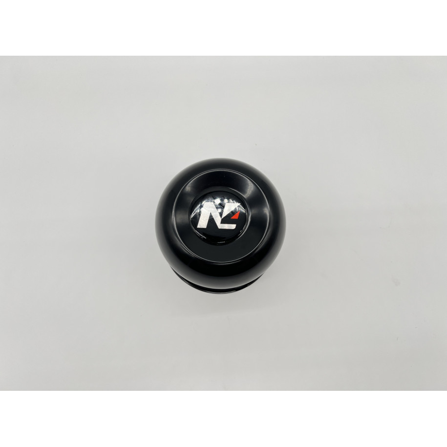 Cache moyeu fermé acier noir pour jantes acier avec centrage 110mm N4-Offroad