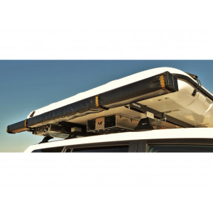 Support de plaques à sable Maxtrax sous tente James Baroud N4-Offroad