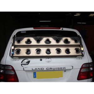 Support de plaques à sable sur le hayon pour Toyota HDJ100 N4-Offroad