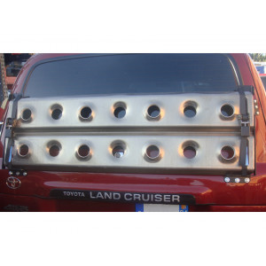 Support de plaques à sable sur le hayon pour Toyota HDJ80 N4-Offroad