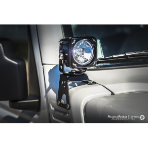 Supports feux longues portées baie pare-brise Suzuki Jimny après 2018 N4-Offroad