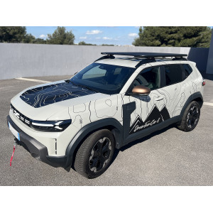 Kit fixation N4-Offroad pour installation galerie Rhino Rack sur Dacia Duster 2024+