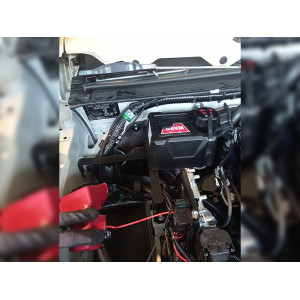 Kit support boitier relais treuil dans compartiment moteur Jimny 2018+ N4-Offroad