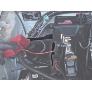 Kit support boitier relais treuil dans compartiment moteur Jimny 2018+ N4-Offroad