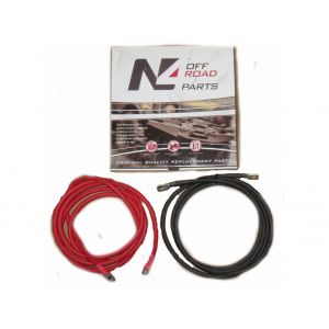 Kit de 3 mètres de câbles haute intensité pour alimentations treuil N4-Offroad