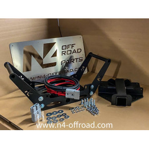 Adaptateur carré US 2" spécifique aux platines de treuil N4-Offroad