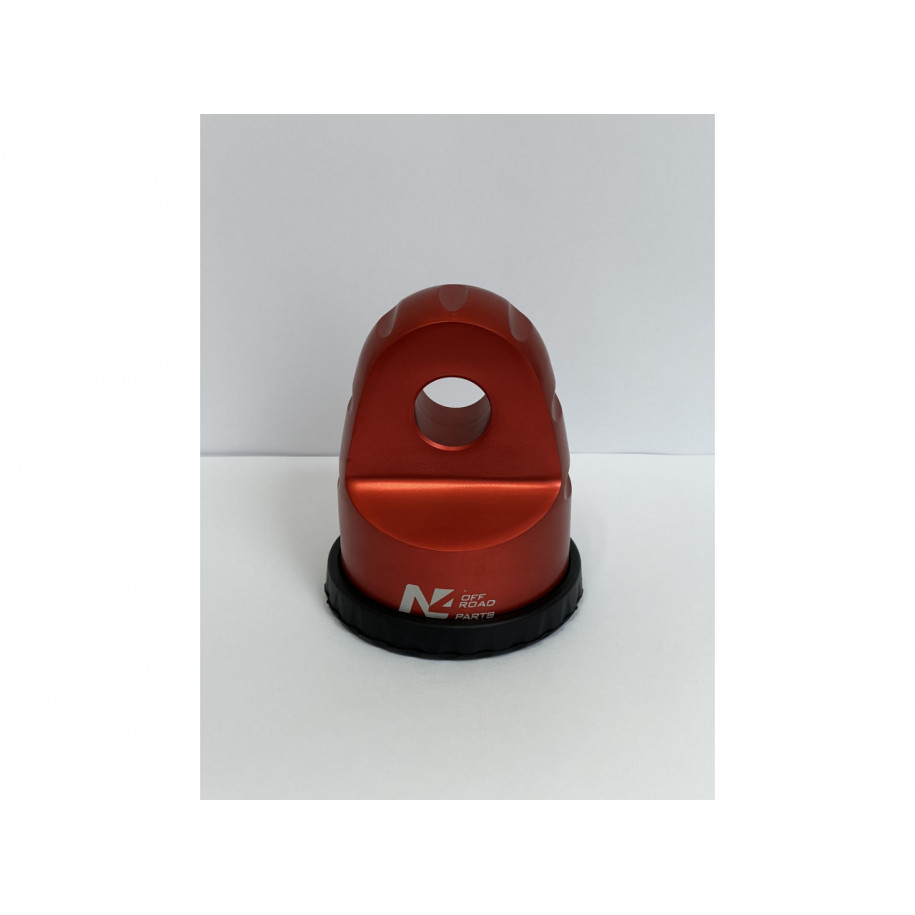 Arrêt de corde 8T en aluminium anodisé rouge pour fixation manille N4-Offroad