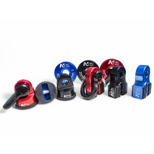 Arrêt de corde 8T en aluminium anodisé noir pour fixation manille N4-Offroad