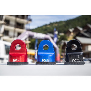 Arrêt de corde 8T en aluminium anodisé rouge pour fixation manille N4-Offroad