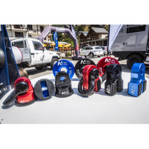 Arrêt de corde 8T en aluminium anodisé rouge pour fixation manille N4-Offroad