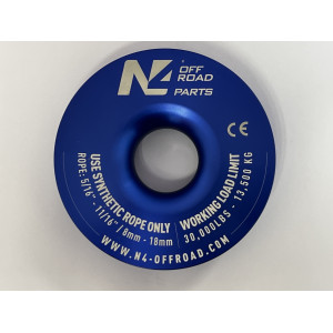 Anneau de treuillage 13.5T en aluminium anodisé bleu N4-Offroad