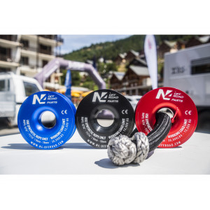 Anneau de treuillage 13.5T en aluminium anodisé bleu N4-Offroad