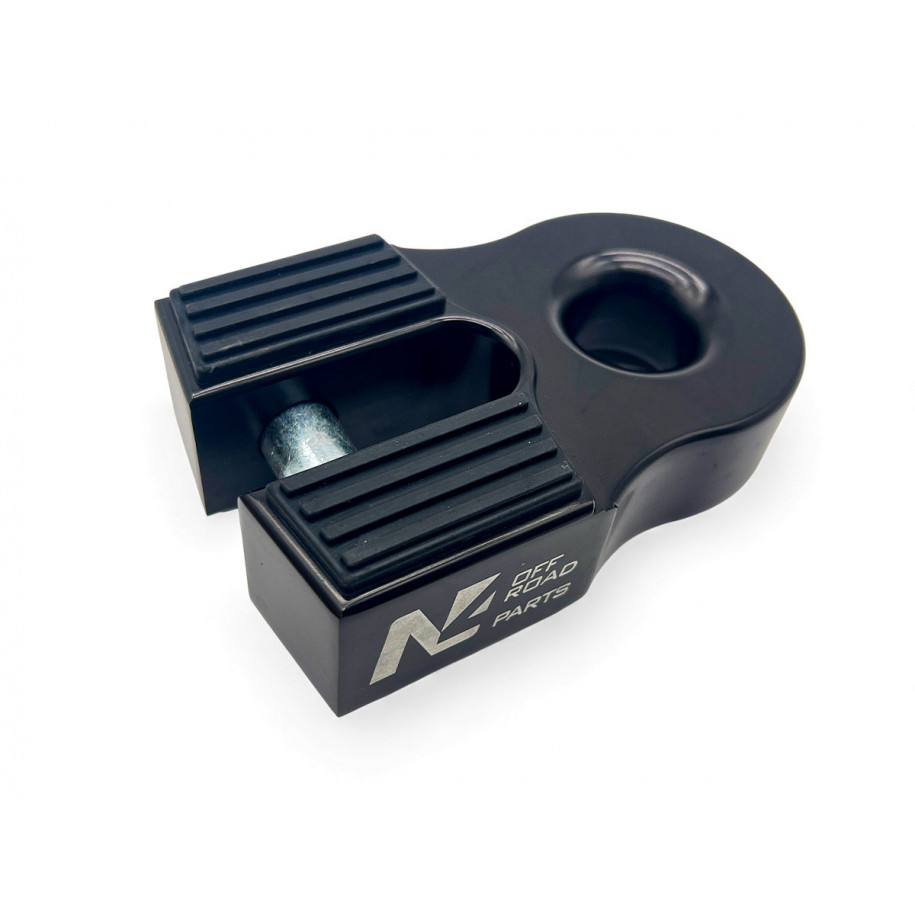 Arrêt de corde 10T alu noir pour manille souple N4-Offroad