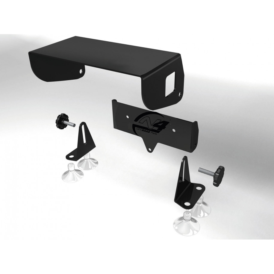 Support TERRATRIP aluminium noir N4-Offroad