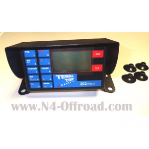 Support Terratrip V4 & V5 alumium noir avec ventouses N4-Offroad