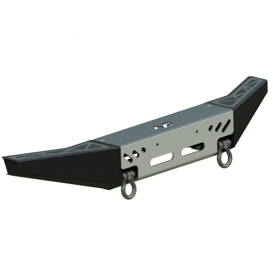 Pare-chocs avant acier Toyota série 7 lames avant 2007 fermé N4-Offroad