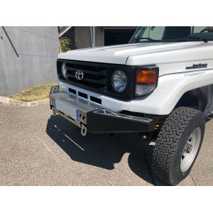 Pare-chocs avant acier Toyota série 7 lames avant 2007 fermé N4-Offroad