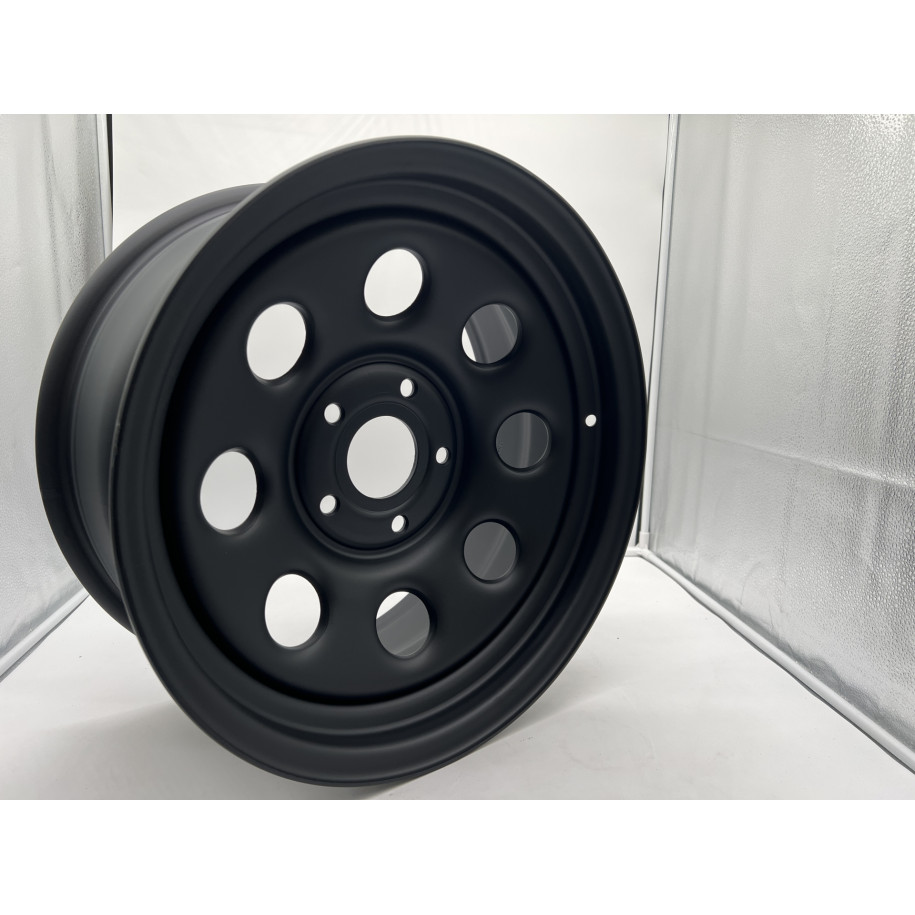 Jante acier Soft8 noire mat 8X17 5X127 Jeep Wrangler JK JL