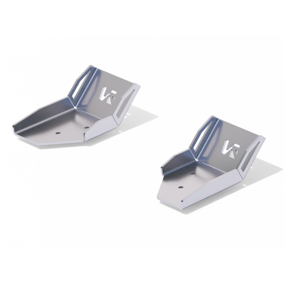 Protections aluminium 4mm ancrages tirants de pont arrière Ineos Grenadier N4-Offroad