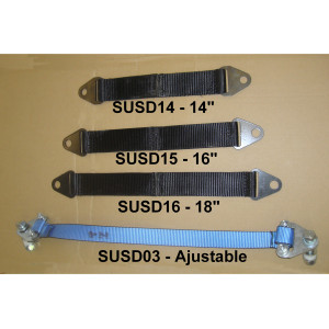 Kit de paire de sangles anti-débattement à visser 395mm N4-Offroad