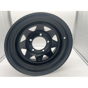 Jante acier Triangular noire 7X15 5x139.7 Suzuki Jimny & Samurai