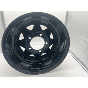 Jante acier Triangular noire 7X15 5x139.7 Suzuki Jimny & Samurai