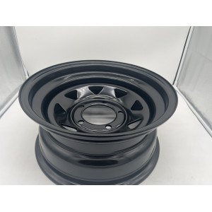 Jante acier Triangular noire 7X15 5x139.7 Suzuki Jimny & Samurai