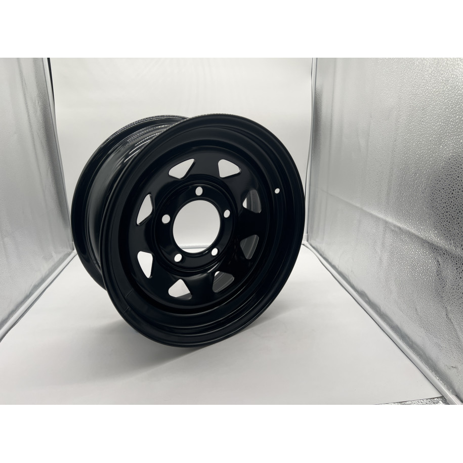 Jante acier Triangular noire 7X16 5x150 Toyota HZJ78 HZJ79 N4-Offroad