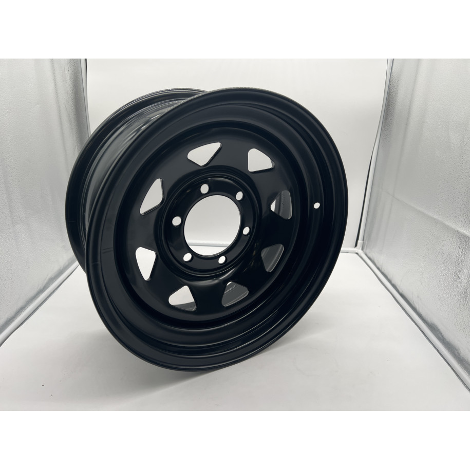 Jante acier Triangular noire 7X16 6x139.7 pour Nissan Toyota Ford Mitsubishi