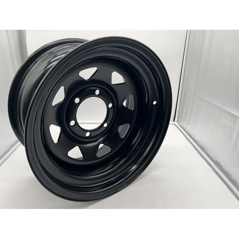 Jante acier Triangular noire 8X16 6x139.7 Land Cruiser Patrol Pajero N4-Offroad
