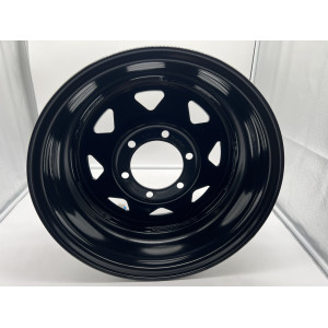 Jante acier Triangular noire 8X16 6x139.7 Land Cruiser Patrol Pajero N4-Offroad