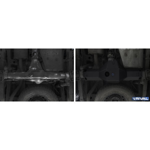 Plaque Protection 3 Mm Rival Acier Differentiel Toyota Hilux 2015-