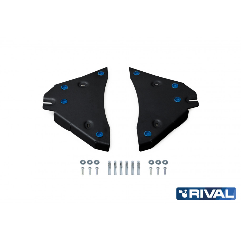 Plaque Protection 3 Mm Rival Triangles Acier Ford Ranger 2022-